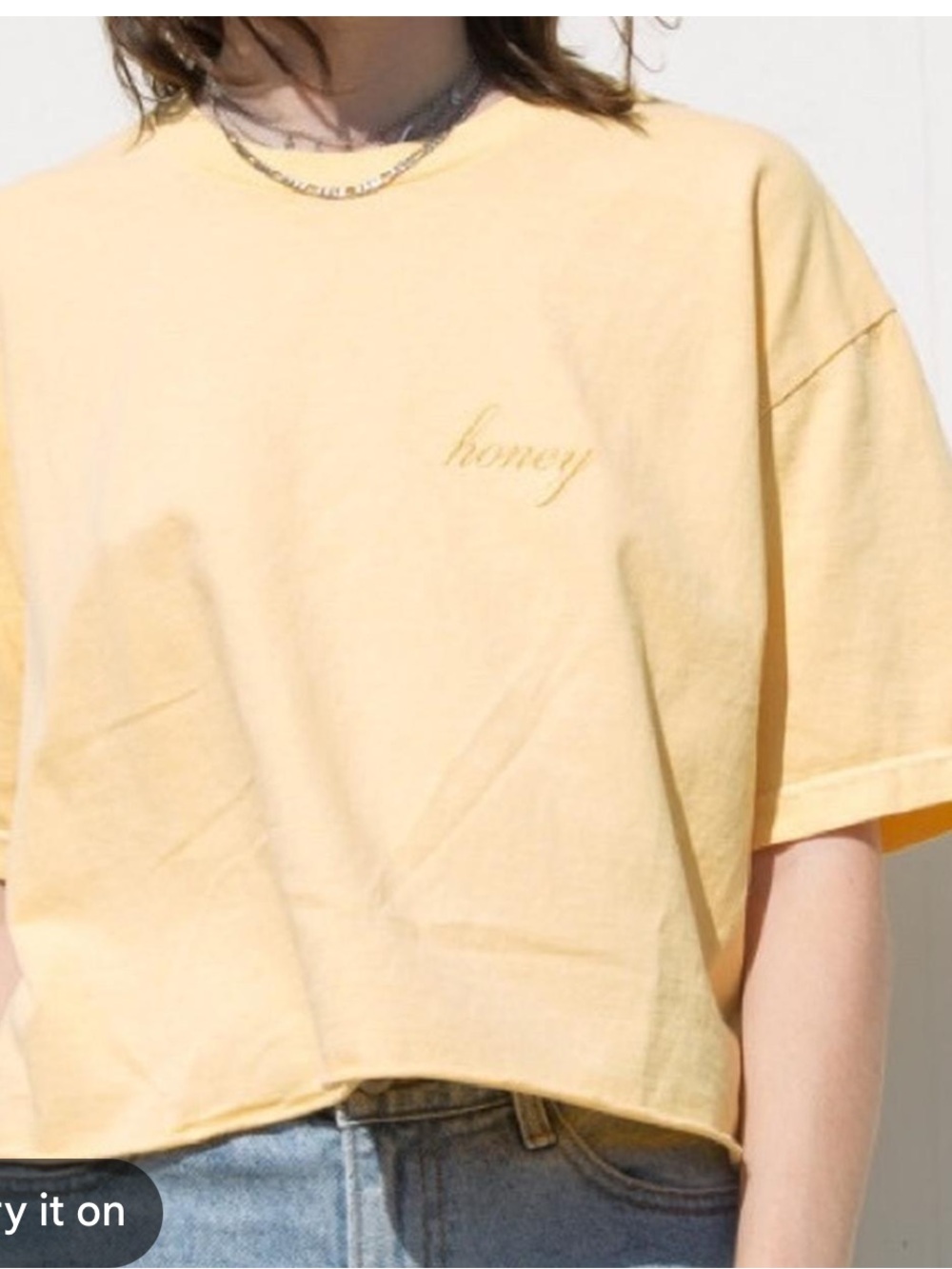Brandy Melville Honey Tee